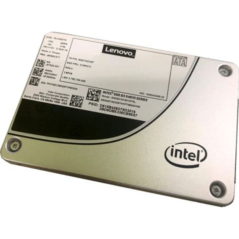 Lenovo Dysk serwerowy Lenovo ThinkSystem 5300 480GB 2.5'' SATA III (6 Gb/s)  (4XB7A17088)