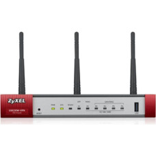 Zyxel USG20W-VPN-EU0101F wireless router Gigabit Ethernet Dual-band (2.4 GHz / 5 GHz) Grey, Red