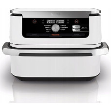 Ninja AF500EUWH fryer Double 10.4 L Stand-alone 2470 W Hot air fryer Silver, White