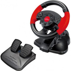 Esperanza xlyne EG103 Gaming Controller Steering wheel PC,Playstation 2,Playstation 3 Digital Black,Red