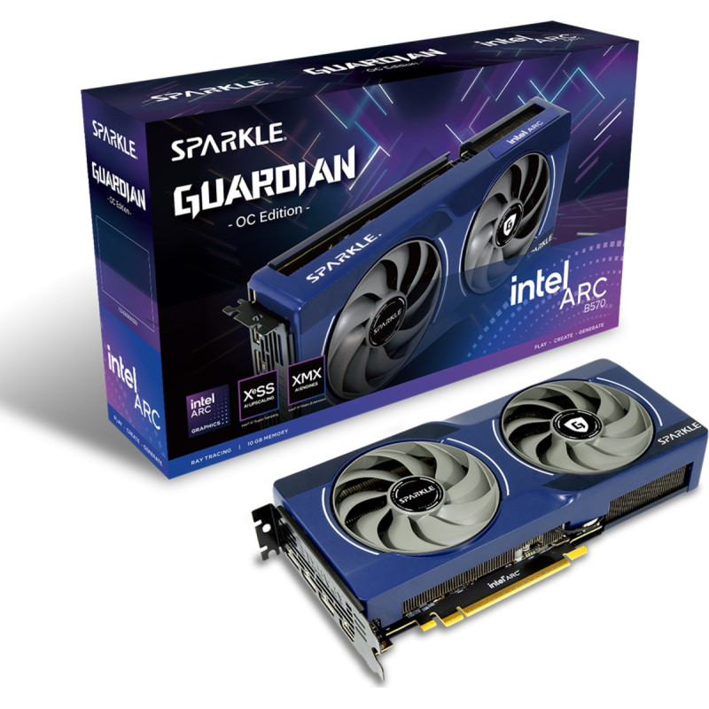 Sparkle Karta graficzna Sparkle Arc B570 Guardian OC 10GB GDDR6 (SB570G-10GOC)