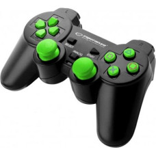 Esperanza EGG107G Gaming Controller Gamepad PC,Playstation 3 Analogue / Digital USB 2.0 Black/Green