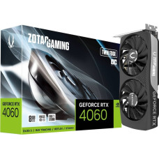 Zotac Karta graficzna Zotac Gaming GeForce RTX 4060 Twin Edge OC 8GB GDDR6 (ZT-D40600H-10M)