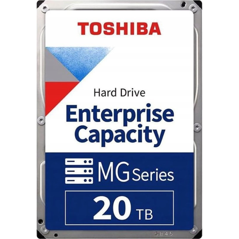 Toshiba Dysk serwerowy Toshiba MG Series 20TB 3.5'' SATA III (6 Gb/s)  (MG10ACA20TE)