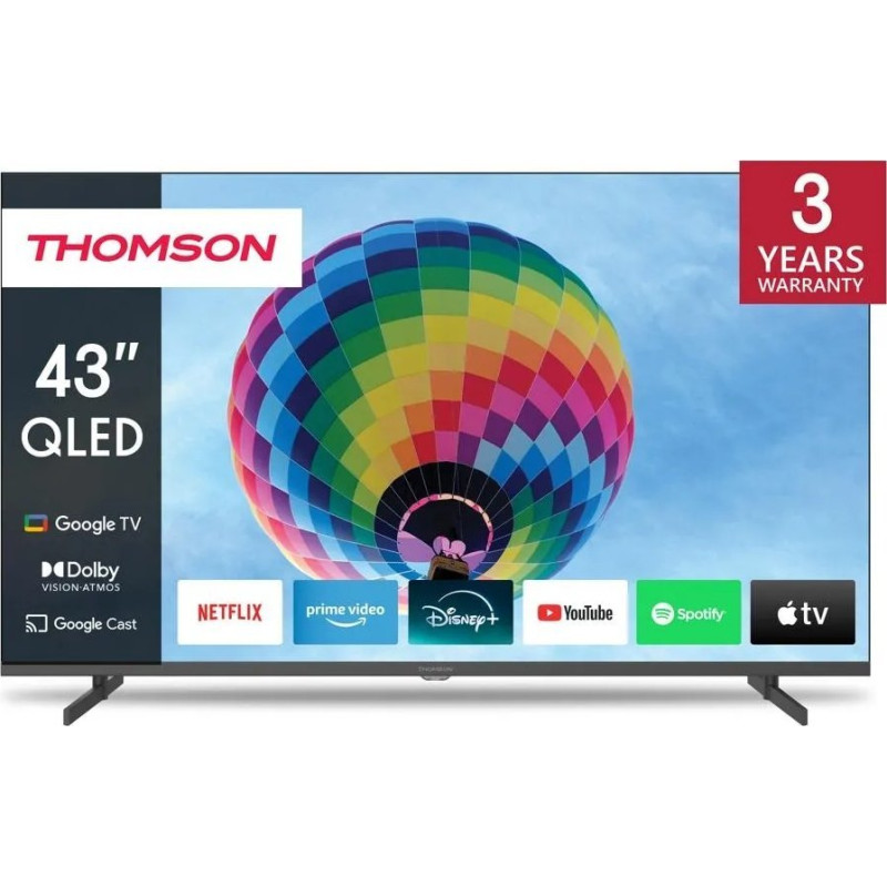 Thomson Telewizor Thomson 43QG4S14 QLED 43'' 4K Ultra HD Google TV