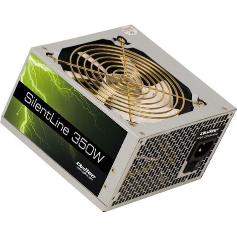 Qoltec ATX 350W BULK power supply unit 20+4 pin ATX Grey