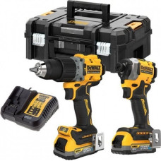 Dewalt ZESTAW WKRĘTARKA DCD805 + ZAKRĘTARKA DCF850 18V 2*1.7AH