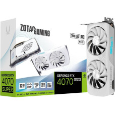 Zotac Karta graficzna Zotac Gaming GeForce RTX 4070 SUPER Twin Edge OC White 12GB GDDR6X (ZT-D40720Q-10M)