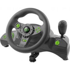 Esperanza EGW102 Gaming Controller Steering wheel PC,Playstation 3 Digital USB Black,Green