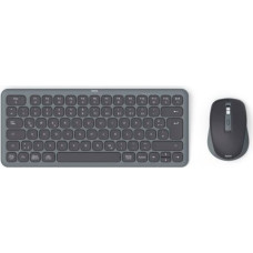 Hama multi device keyboard and mouse set black gre