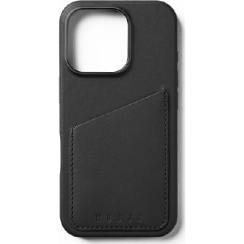 Troubadour Goods Limited Mujjo Wallet Leather Case - etui skórzane do iPhone 16 Pro kompatybilne z MagSafe (black)