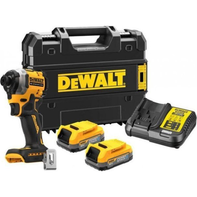 Dewalt Klucz udarowy Dewalt Zakrętarka Udarowa 18V 2x1,7Ah POWERSTACK (DCF850E2T-QW)