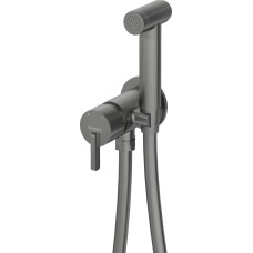 Deante Silia bidet mixer for concealed installation graphite (BQS D34M)