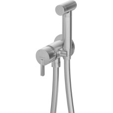 Deante Silia bidet mixer for concealed installation brushed steel (BQS F34M)