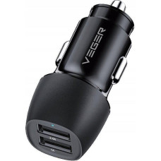 Veger 2xUSB 17W 3.4A car charger CC316-2A black