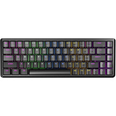 Rampage REBEL Red switch Low Profile Keyboard (REBEL-BLACK)