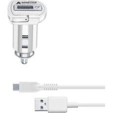 Cellular Line CAR CHARGER KIT SAMSUNG 15W TYPE-C WHITE charger