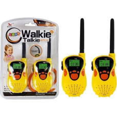 Leantoys Walkie Talkie Shortwave Radio 100m Range Yellow For Kids