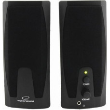 Esperanza EP110 loudspeaker 2-way 6 W Black Wired