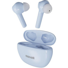 Maxell Dynamic+ wireless headphones with charging case Bluetooth blue