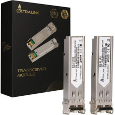 Extralink Module SFP 1.25G 2-pack 1,25Gbps, LC/UPC, 850nm, 550m, multi mode, DOM