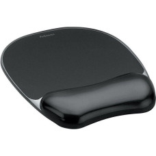 Fellowes CRYSTAL mouse and wrist pad gel, black