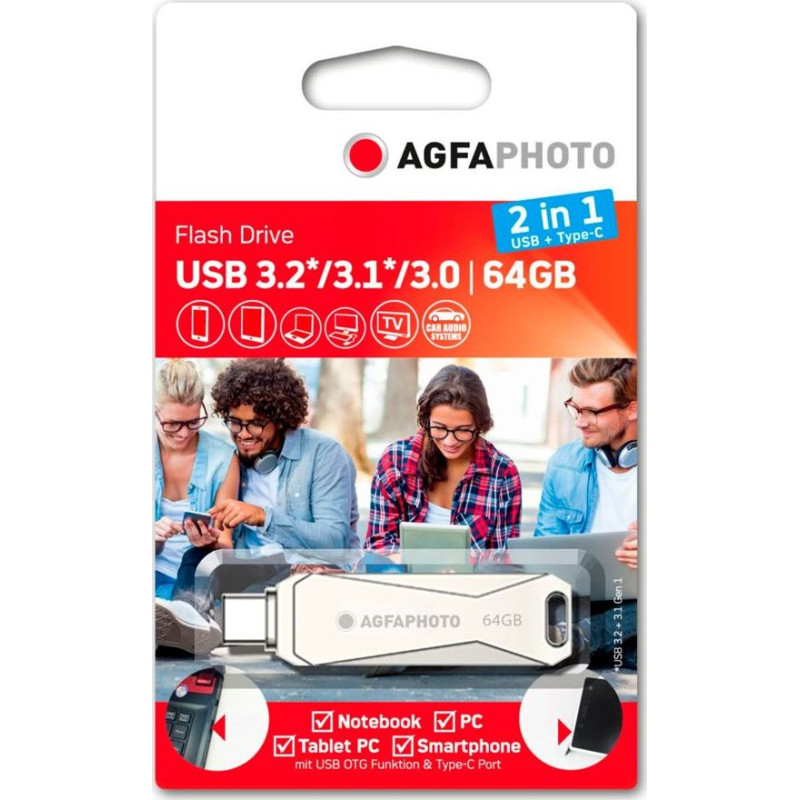 Agfaphoto Pendrive AgfaPhoto 64 GB  (10543N)