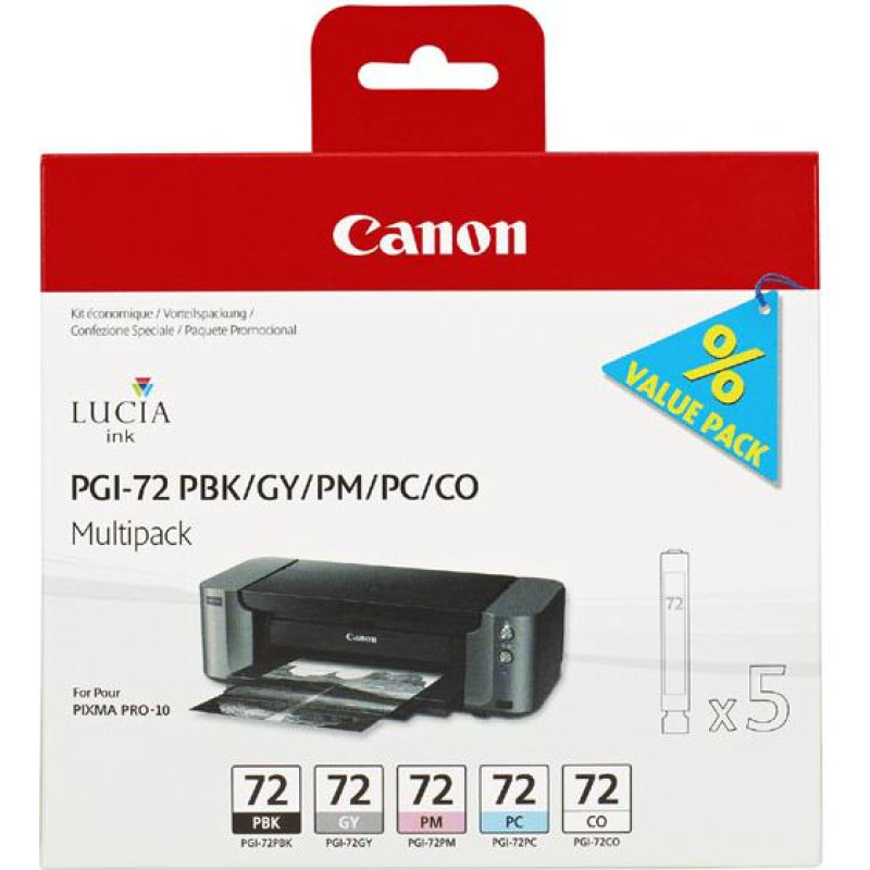 Canon Tusz Canon PGI72 (PBK/GY/PM/PC/CO)