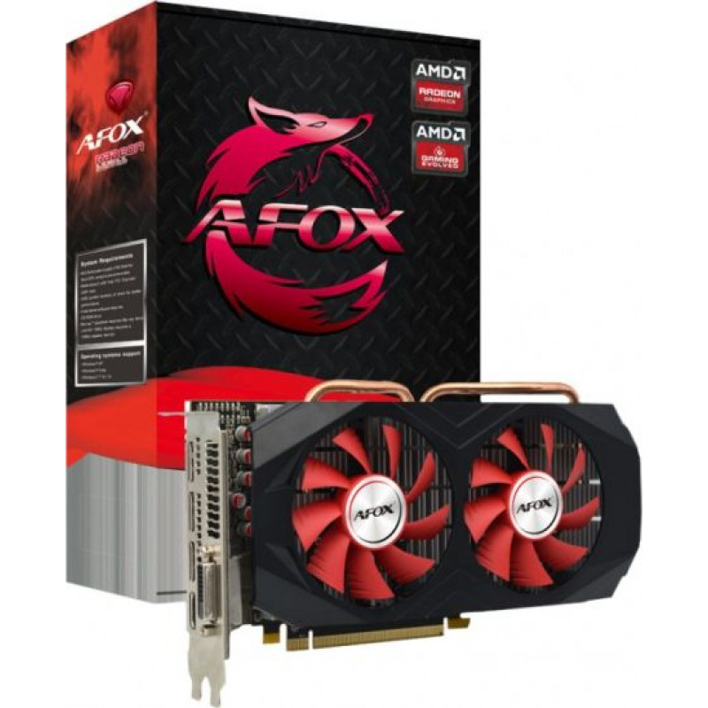 Afox Karta graficzna AFOX Radeon RX 570 8GB GDDR5 (AFRX570-8192D5H3-V2)