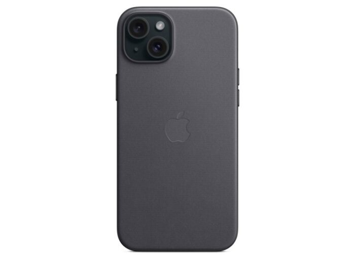 APPLE IPHONE 15 PLUS FINE WOVEN CASE BLACK