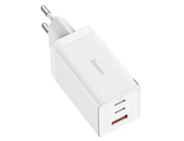 BASEUS FAST CHARGER GAN5 PRO 2C+U 65W EU WHITE - Image 2