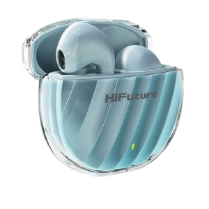 HIFUTURE FLYBUDS 3 WIRELESS 5.3 BLUETOOTH EARBUDS BLUE