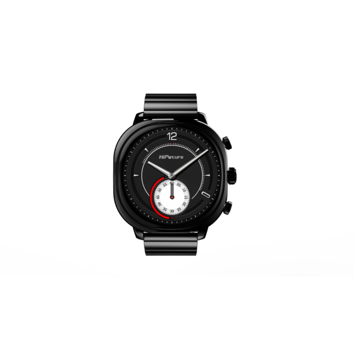 HIFUTURE AIX LUXURY SMARTWATCH STAINLESS STEEL BLACK