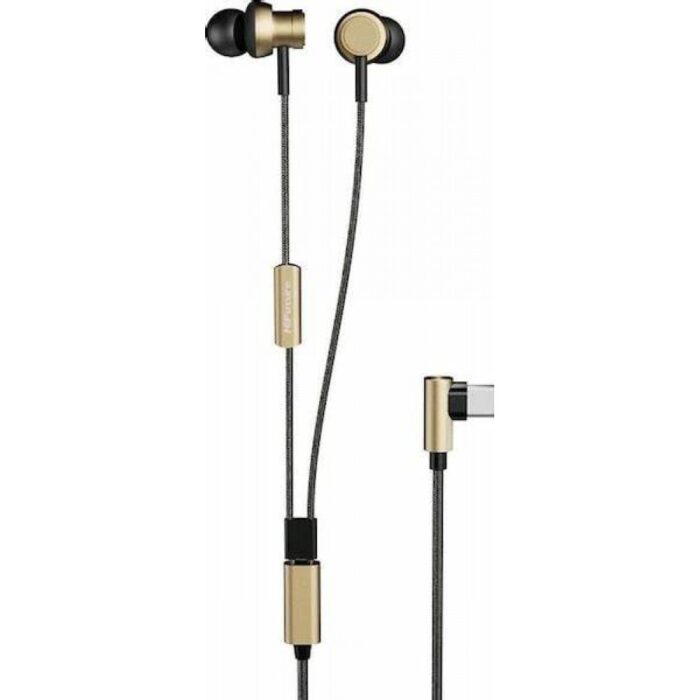 HIFUTURE HI5 USB-C IN EAR WIRED EARPHONES GOLD