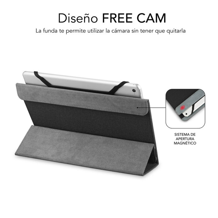 SUBBLIM UNIVERSAL FREECAM TABLET CASE 10.1''- 11'' BLACK - Image 2