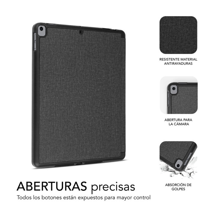 SUBBLIM SHOCK TABLET CASE IPAD 10.2'' 9/8/7 GEN BLACK - Image 3