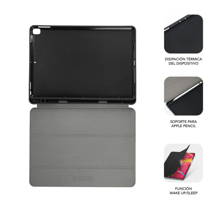 SUBBLIM SHOCK TABLET CASE IPAD 10.2'' 9/8/7 GEN BLACK - Image 4