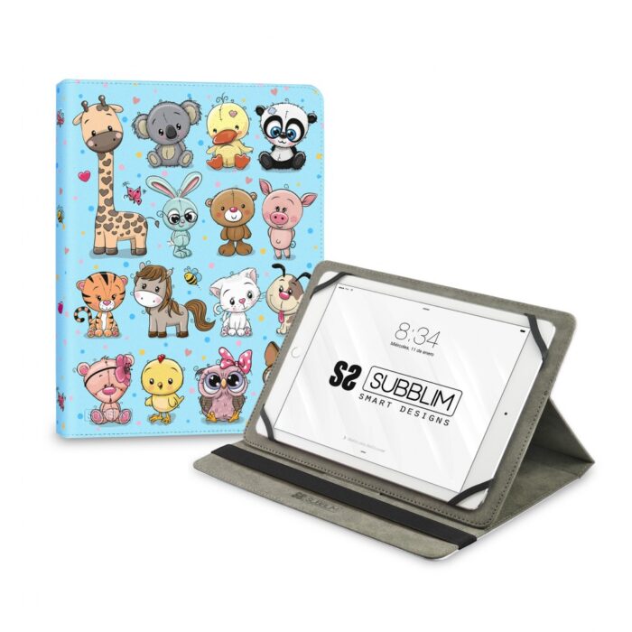 SUBBLIM UNIVERSAL TRENDY TABLET CASE 9.6'' - 11'' ANIMALS