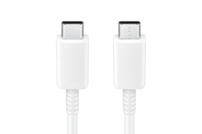 SAMSUNG USB CABLE 1M TYPE-C TO USB TYPE-C 5A EP-DN975BWE WHITE - Image 3