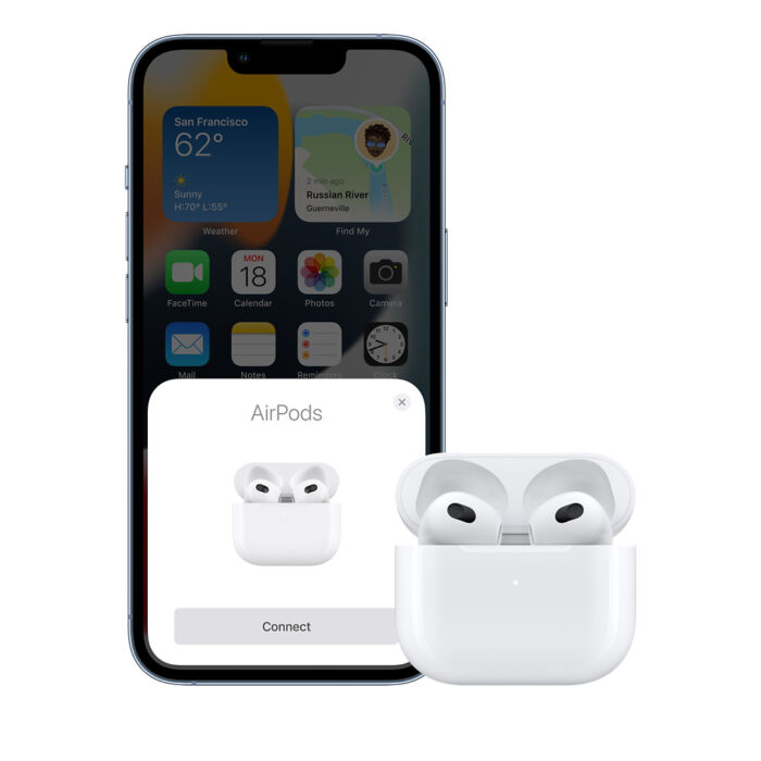 APPLE AIRPODS (3ª GENERACION) WHITE MPNY3ZM/A - Image 5